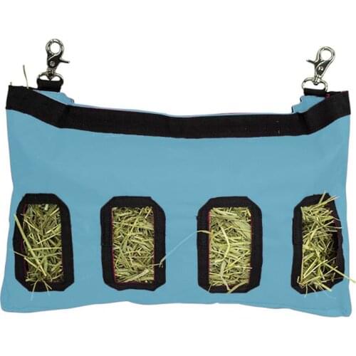 Hay Bag Hanging Pouch Feeder Holder Feeding Dispenser Container for Rabbit Guinea Pig Small Animals Pet