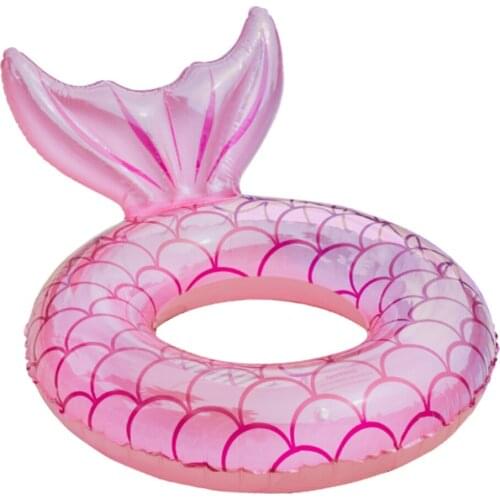 Tube Floats Rainbow Floating Inflatable Swimming Ring Underarm Circle Gradient Kids Adults New Women Girls Party Pool Toys