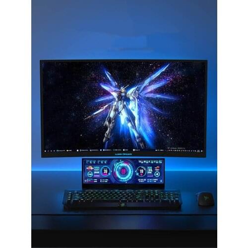 Chassis secondary screen temperature monitoring display convenient notebook AIDA64 computer desktop diy7 inch touch machine