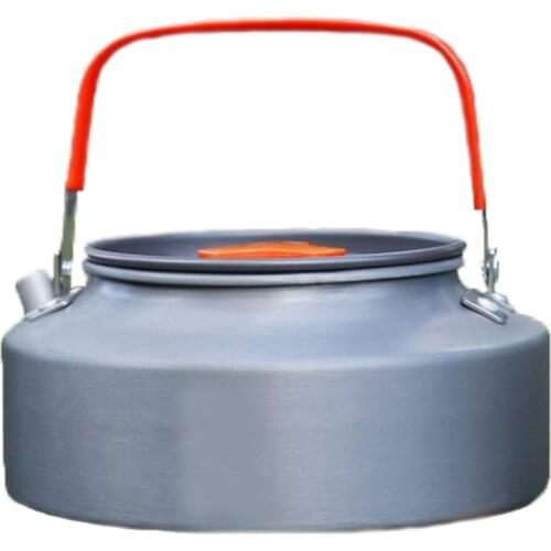 Outdoor Kettle Tea Set Aluminum Portable Teapot With Handle Fast Boiling Water Camping Travelling Hiking Picnics BBQ Supplies
