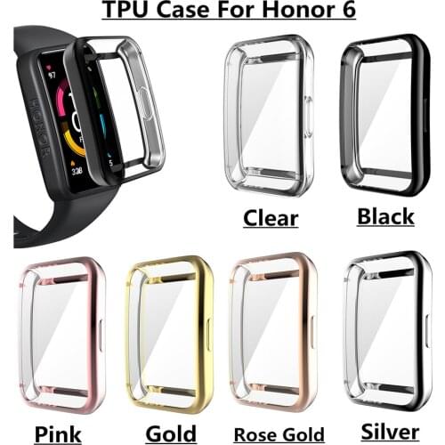 Protective Film Guard For Huawei Honor Band 6 SmartWatch Screen Protector Full Cover For Huawei Glory Bracelet 6 TPU soft shell