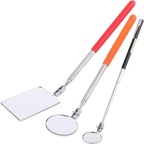 Inspection mirror chassis mirror pipeline endoscope car chassis mirror universal telescopic folding inspection mirror tools