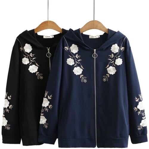 2021 Spring Autumn Ladies Plus Size Sweatshirt Women Hoodie Korean Long Sleeve Loose Pocket Hooded Female Harajuku Tops H1090