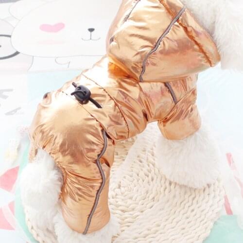 Winter Dog Clothes Waterproof Pet Jumpsuit Coat Jacket Puppy Apparel Pomeranian Poodle Bichon Schnauzer Costume Warm Dog Outfit