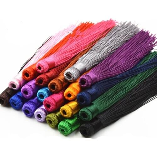 10pcs/lot 12cm Cotton Tassel Hanging Rope Fringe Tassel for Sewing Curtains Garment Home Decoration Jewelry Craft Accessories