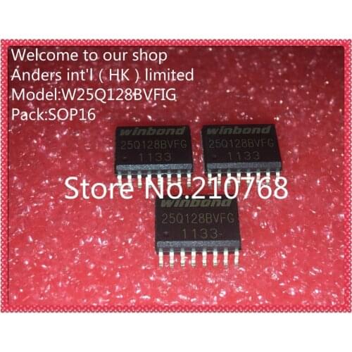 10pcs/lot W25Q128BVFG 25Q128BVFG W25Q128 25Q128 SOP16