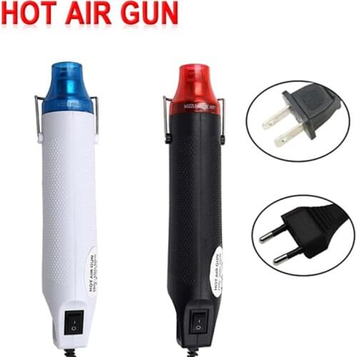 110V/220V US/EU Plug Heat Gun Hot Air Electric Power 300W Temperature Gun with Supporting Seat Shrinkable DIY Hand Drying Tools