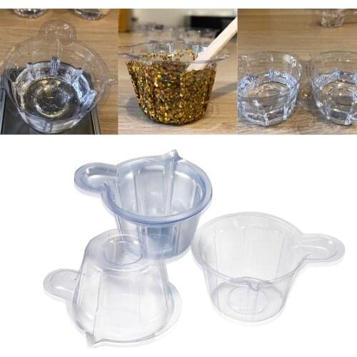 20-200Pcs 40ML Plastic Disposable Cups Dispenser For DIY Silicone Molds Epoxy Resin Jewelry Making Handmade Crafts Tools Supply