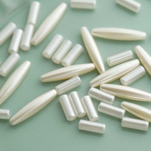 Acrylic retro tube beads DIY fun homemade earrings accessories hand-made jewelry materials