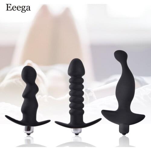 Anal Vibrator Butt Plug Clitoris Stimulator Dildo Female Masturbation Male Prostate Massager Sex Toy for Gay Adult