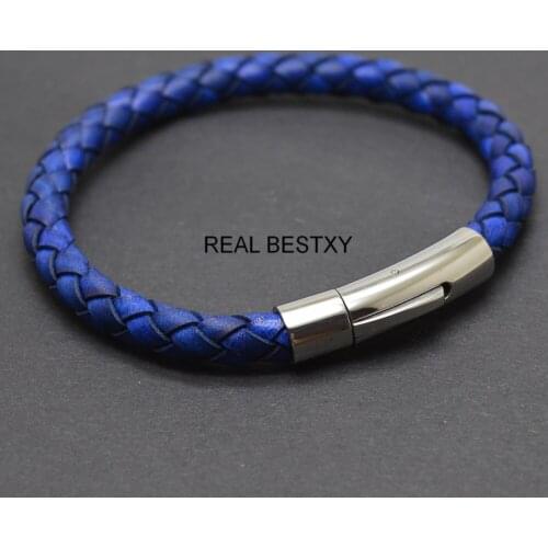 Engrave Logo Genuine Leather Bracelets for Man Women Gifts Real Leather Wrist Hot Selling Braclets Promotion Real Leather Cords