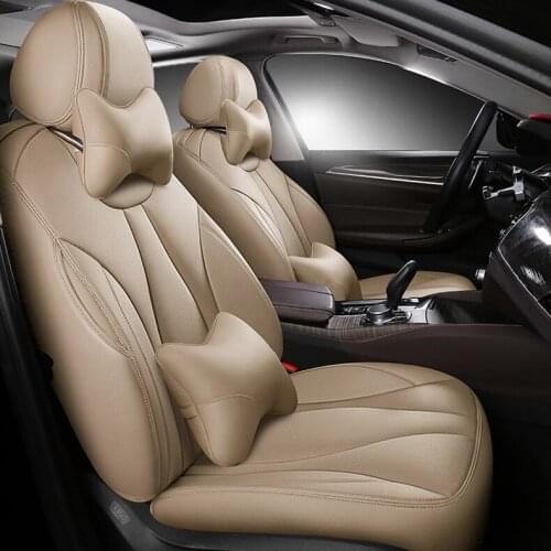 Custom cowhide car seat cover for Skoda Octavia Rapid Fabia Superb Yeti Kodiaq GT kamiq karoq Spaceback car accessories interior