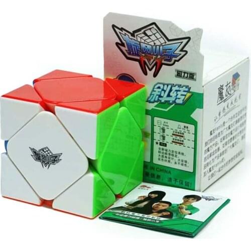 Cyclone Boys Skew Magic Cube Magnetic 3x3 Speed Puzzle Stickerless Educational Toy DropShipping