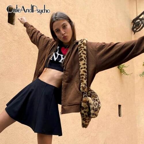 Женские куртки оверсайз Cuteandpsycho China At AliExpress