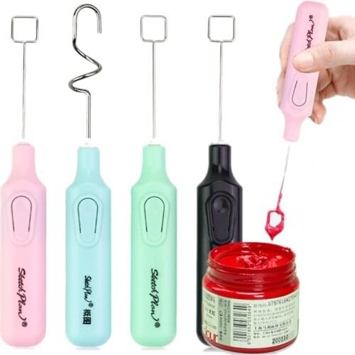 Electric Gouache Paints Mixer/Stirrer/Agitator Student/Artist Pigments Fast Stir Even Toning/Stirring/Blending/Color Mixing Tool