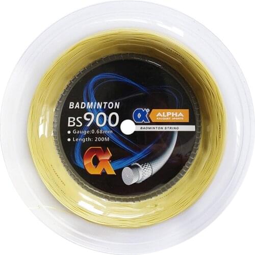 Alpha Badminton String 200m Badminton net Sport Good Durability badminton shuttlecock 0.68mm Badminton String BS900