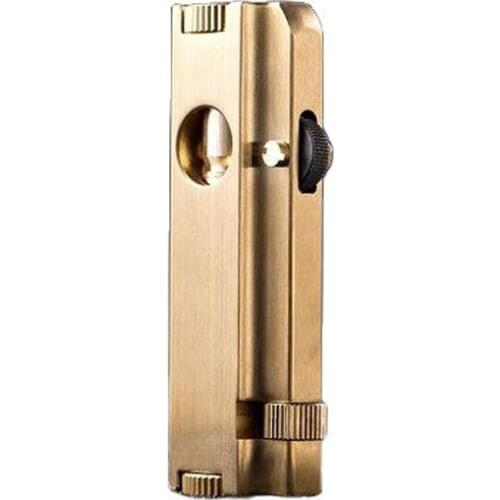 Handmade Retro Brass oil lighter pipe cigarette gasoline lighter