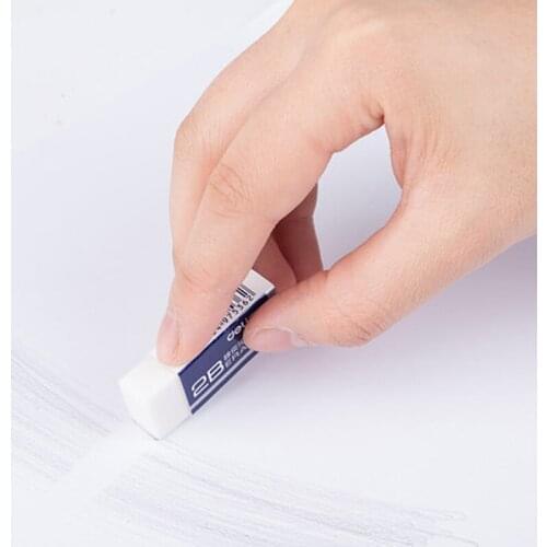 10Pcs DELI Eraser 7536 2B Eraser Clean Without Leaving Any Trace Wholesale Student Supplies Eraser