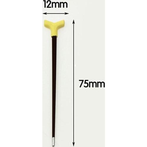 Dollhouse Miniature 1:12 Toy A Metal Walking Stick Dolls Accessories