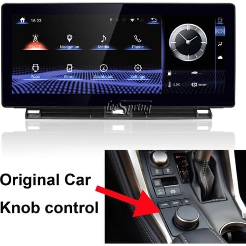 10.25 inch Android 9.0 Upgraded Original Car Screen multimedia Player for LEXUS NX (2014-2016 Original Car 7 inch screen & Knob)