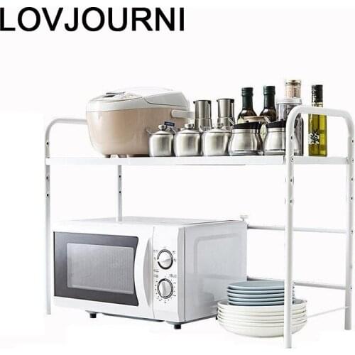 Organizer Accessories Organizadores De Adjustable Microwave Shelf Cozinha Cuisine Organizador Cocina Kitchen Storage Rack Holder