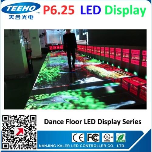 P6.25 led dancing floor display videowall panel dance LED screens led advertising boards stage concert wedding meeting