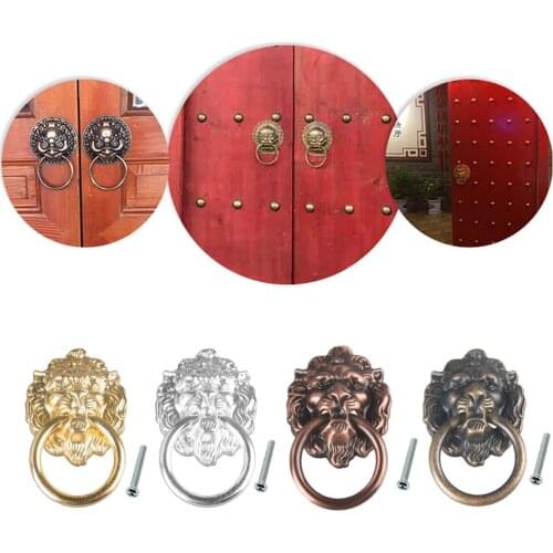 Antique Bronze Lion Head Pulls for Dresser Drawer Cabinet Door Handles Knobs