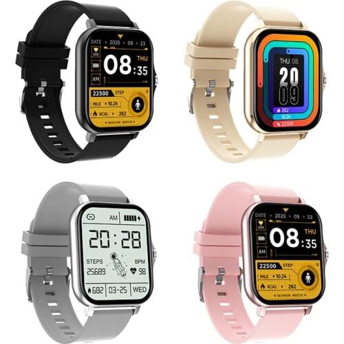 2021 Touch Screen Smart Watch Women IPX7 Waterproof Heart Rate Fitness Tracker Sport Smartwatch For Ladies Watch Bracelet