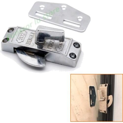 Zinc alloy sliding door hook lock,For Bathroom kitchen sliding door,Single-sided lock,Surface mounting,Hardware Locks