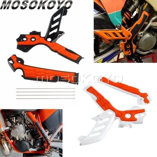 2pcs Motocross Enduro Frame Cover Guards For SXF SX EXC XCF XCW 125/250/300/350/450/500 Enduro Frameguards Protector 2374251008