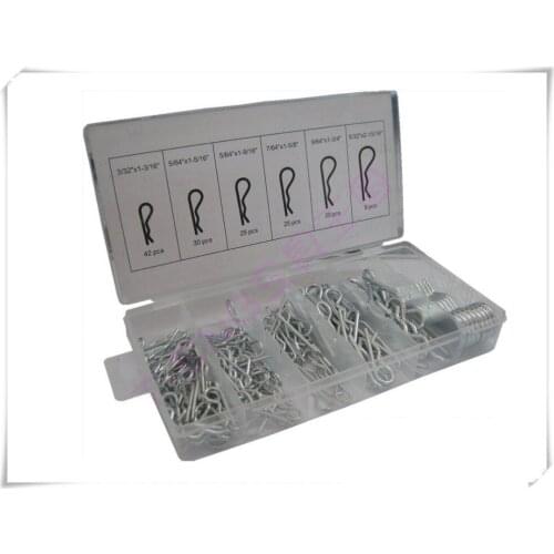 150 Pieces Wave Type Plug Pin Hitch Pins Assorting Set