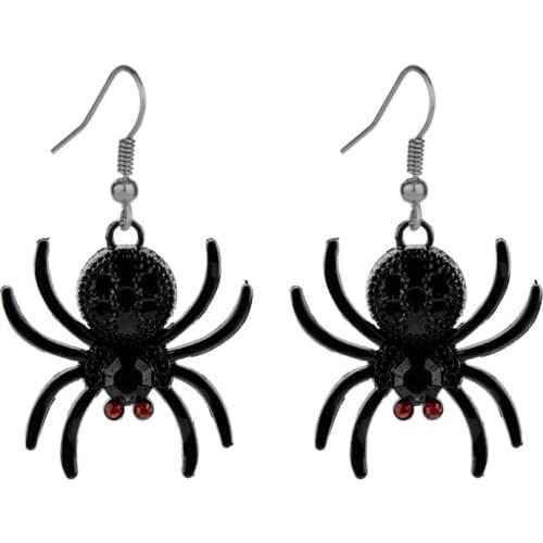 2020 Fashion Jewelry Earrings Black Spider Womens Earrings Hanging Earrings for Women Girls