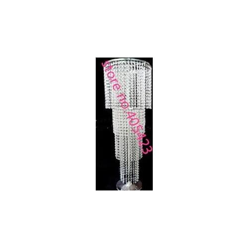 4 layers acrylic crystal wedding centerpiece / road lead frame / table stand flower shelf with H90cm(Not include flower)10pcs