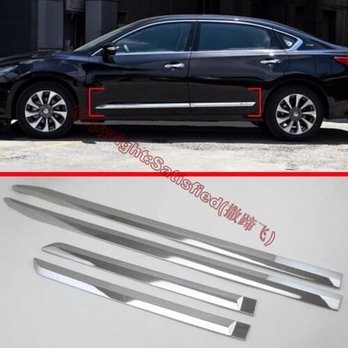 ABS Chrome Side Door Body Molding Moulding Trim For Nissan Altima 2016 2017