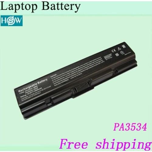 Pa3534u-1brs Laptop Battery For Toshiba PABAS098 Satellite A200 A205 A210 A300 Free Shipping