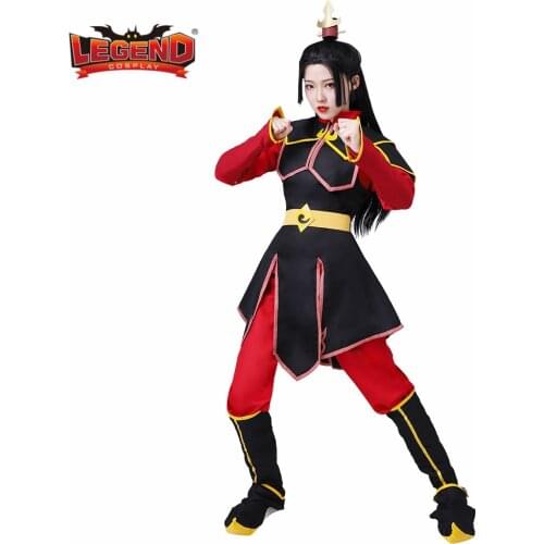 Avatar: The Last Airbender cosplay costume princess azula cosplay costume uniform dress red dress fire nation costume
