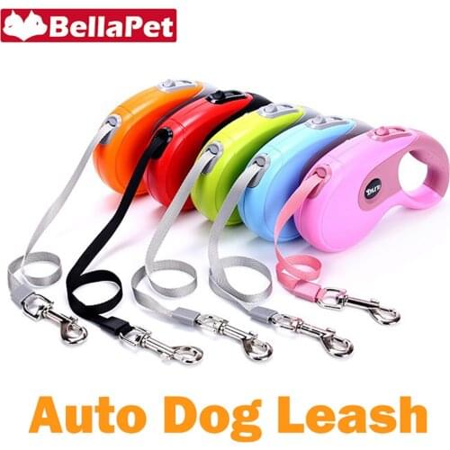 Auto Dog Leash for Small Large Dogs Luxury Rope Dog Leashes Pet Product Durable Dogs Leash PitBull Pug Dog Accessories