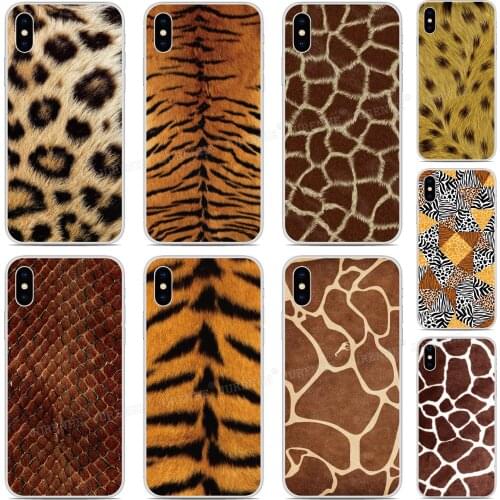 Animal Texture Case For Huawei Nova 5 6 SE 7i Y7P 4e Y5 Y6 Honor 20 9X 8S Mate 30 P40 Plus P30 Pro Lite E P Smart 2019 Cover