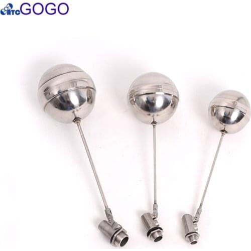 DN15, DN20, DN25 Cold and Hot Water Tank Liquid Level Metal Float Valve Body 304 Stainless Steel Stem toilet valve