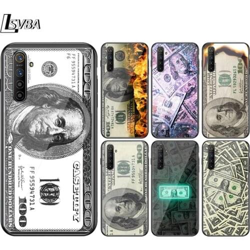 U.S. Dollar Money For OPPO Find X3 X2 F19 F17 RX17 F15 R15X K5 K3 K1 R9S F11 F9 F7 F5 Neo Pro Lite Black Phone Case