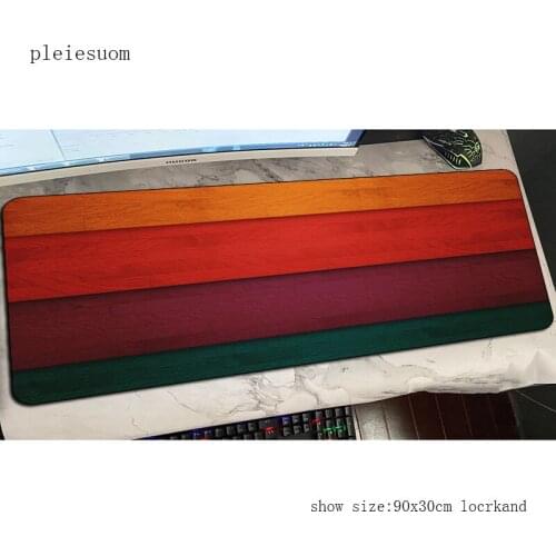 Rgb mouse pad gamer 90x30cm mousepad esports rubber desk mat locrkand gaming accessories pc game keyboard mats oversized