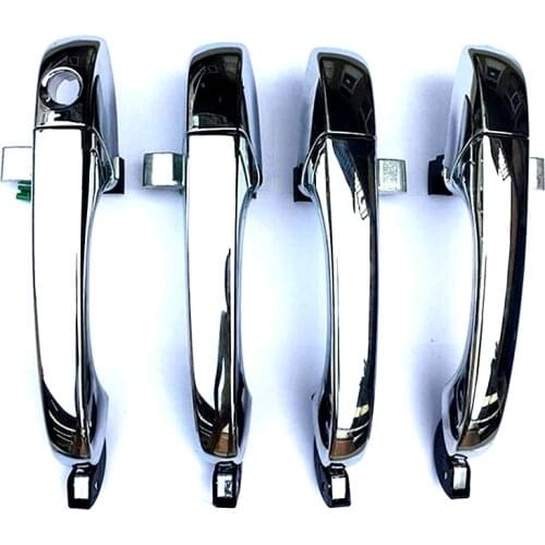 SKTOO 4 PCS /A Set Free Shipping Electroplate Silver outside door handle for Chrysler 300C Top quality Factory price