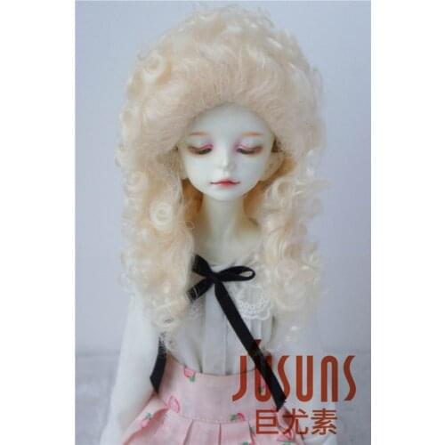 JD175 1/8 1/6 1/4 Long curly mohair BJD wigs YOSD MSD fashion mohair doll wigs size 5-6inch 6-7inch 7-8inch doll accessories