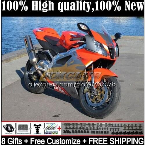 Kit For Aprilia Mille RSV 1000 R RR RSV1000RR 53CL.40 RSV1000R 1000R 2003 2004 2005 2006 RSV1000 03 04 05 06 Fairing nice Orange