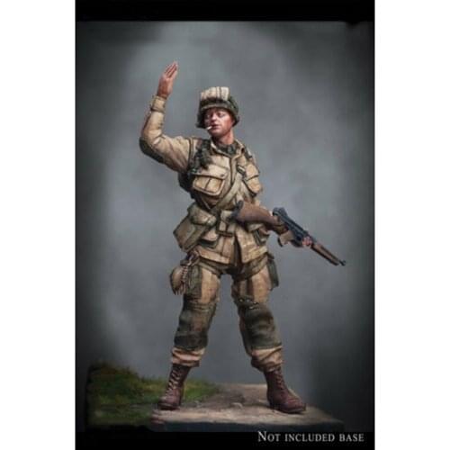 1/24 Scale U.S. Soldier Unpainted Resin Figure Building Kit