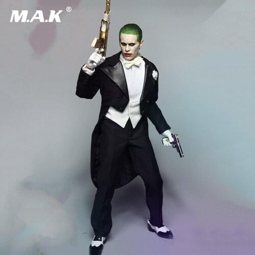 1/6 Scale Joker Jared Leto Head Sculpt and Clothes Set A005 For 12" Male Bodies Figures no body included