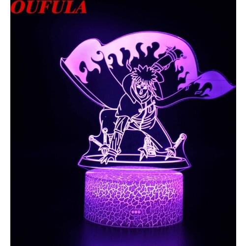 Night LED Lights Novelty 3D lamp Cute Toy Gift 7 Color Abstract Artist Graphics Cartoon Atmosphere Lamp For Children Kids Room