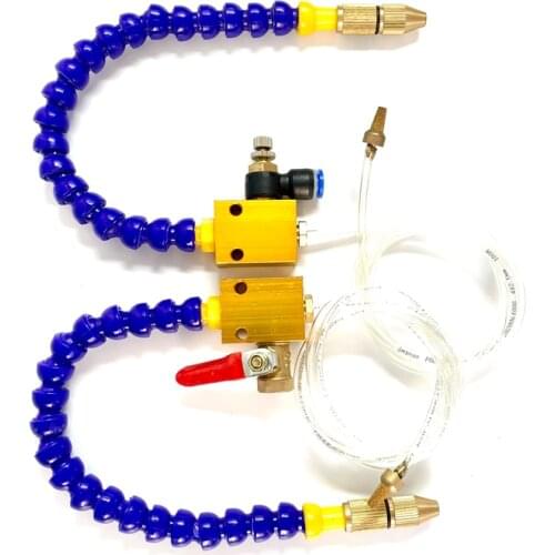 Cooling Sprayer Mist Coolant Lubrication Spray System for 8mm Air Pipe CNC Lathe Milling Drill Engraving Machine Tool