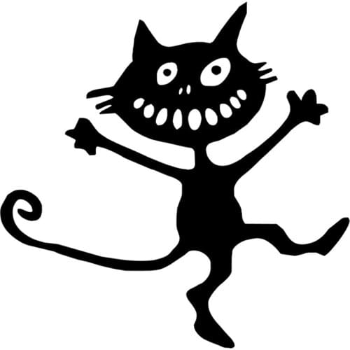 RuleMylife Crazy Cat Dancе Cat car stickers decal anime cute car accessories decoration pegatinas para coche