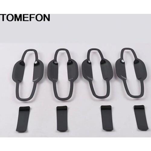TOMEFON For Ford Focus 2019 2020 Side Door Handle Bowl Decoration Frame Moulding Cover Trim Exterior Accessories Stainless Steel